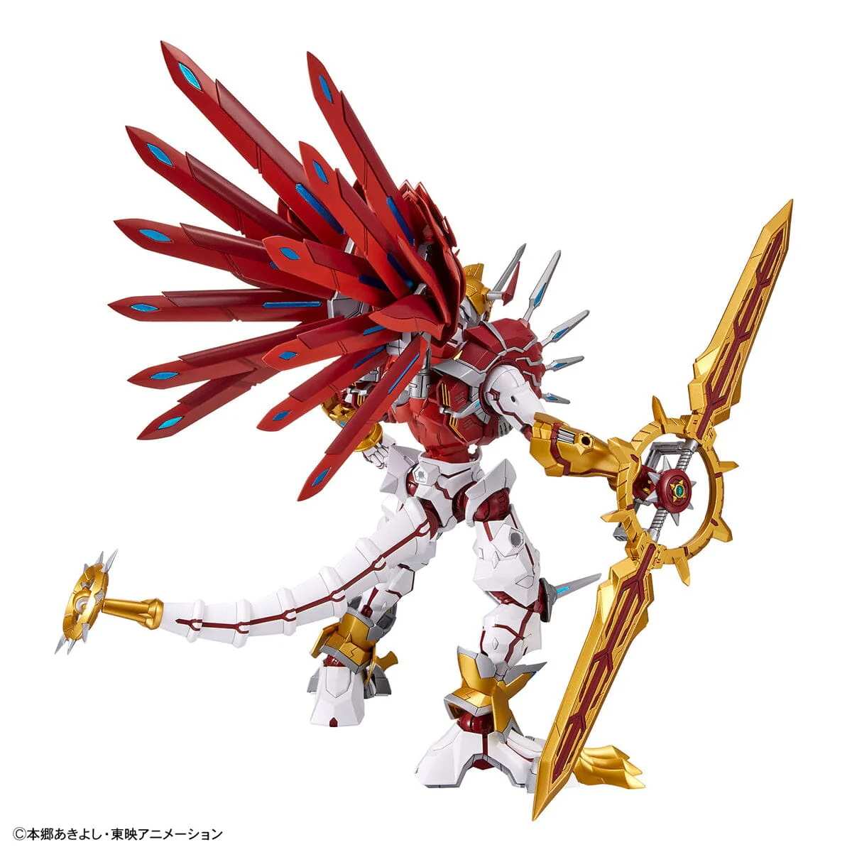 Digimon Savers Figure-rise Standard Amplified ShineGreymon Model Kit - Image 5