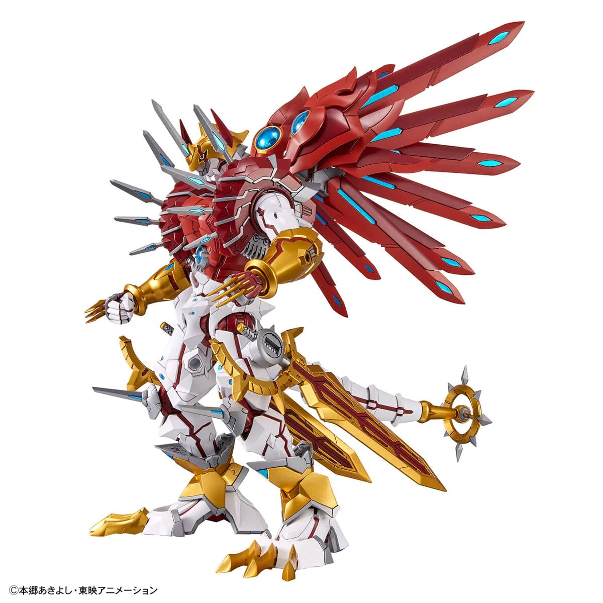 Digimon Savers Figure-rise Standard Amplified ShineGreymon Model Kit - Image 6