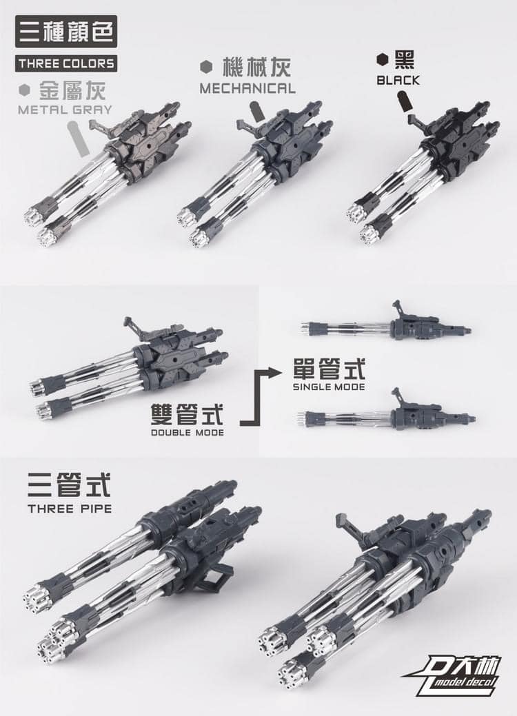 DL Gatling (1/144) x4 Gatling - Image 4