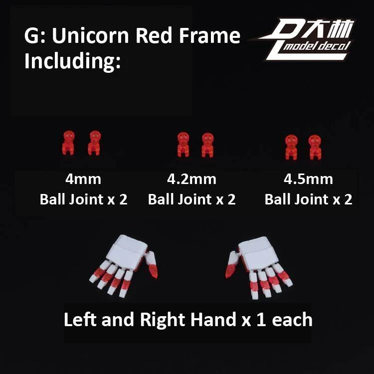 DL MODEL  FULL ACTION HANDS 1/100 - Image 8