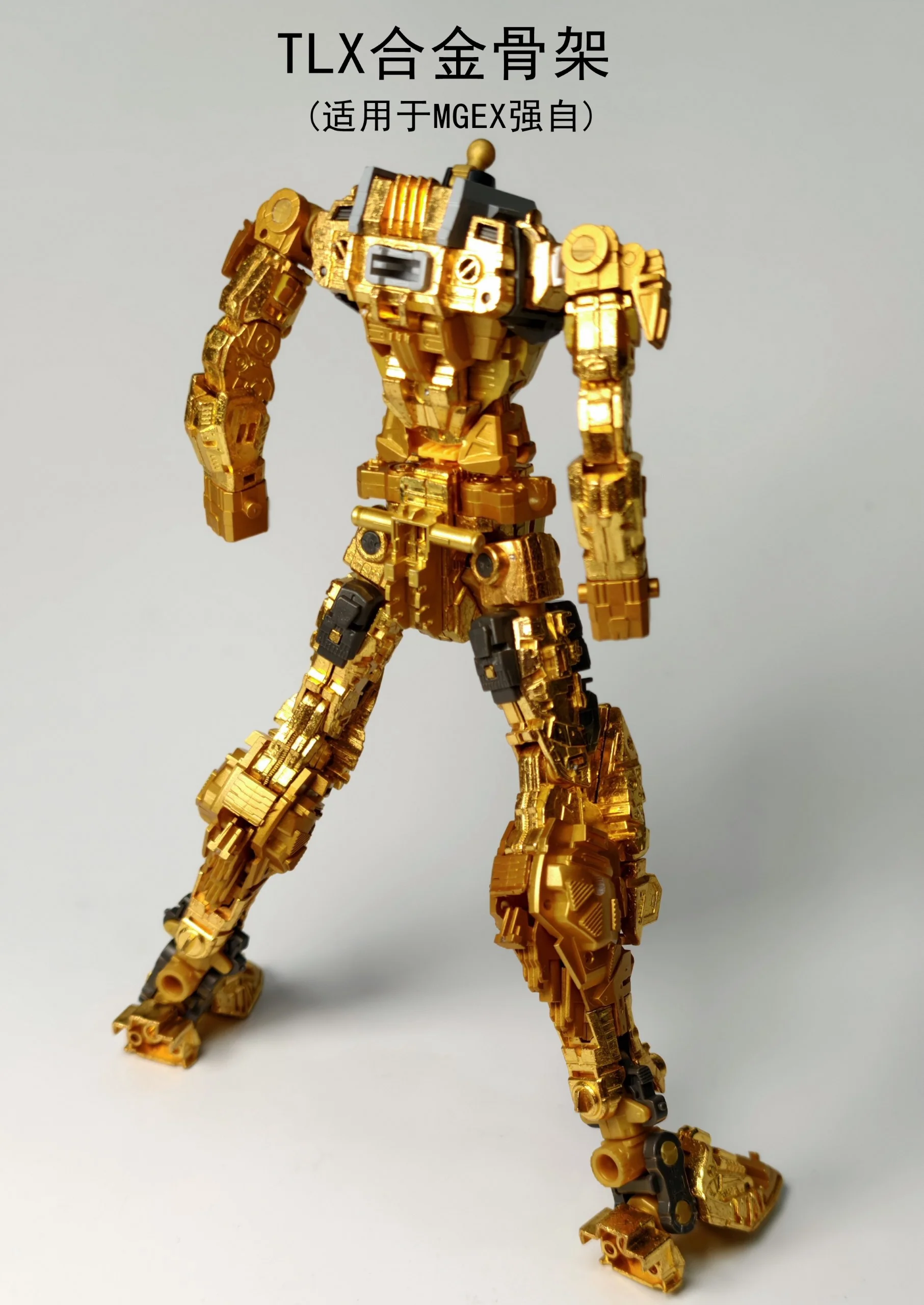 TLX EX01 (Gold Ver.) 1/100 Scale Alloy Model Kit Frame Upgrade (MGEX Strike Freedom) - Image 3
