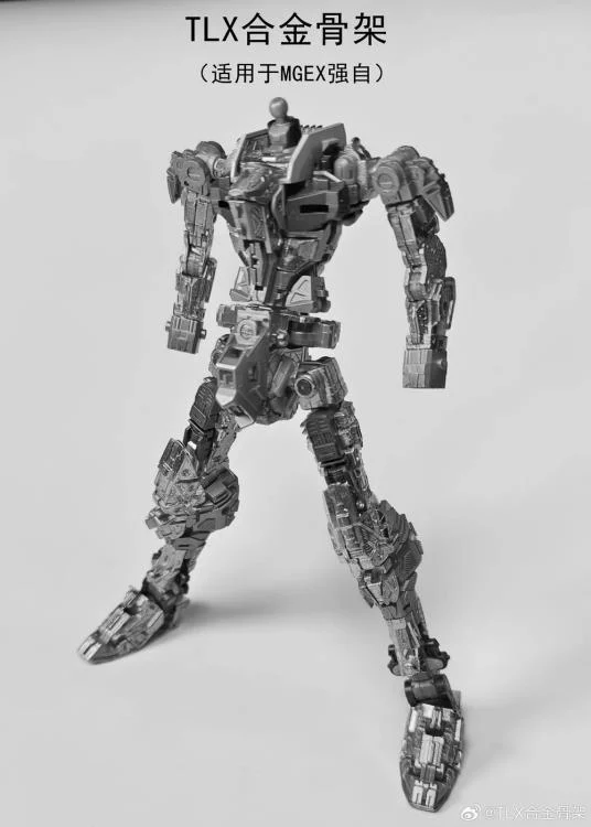 TLX EX02 (Black Ver.) 1/100 Scale Alloy Model Kit Frame Upgrade (MGEX Strike Freedom) - Image 2
