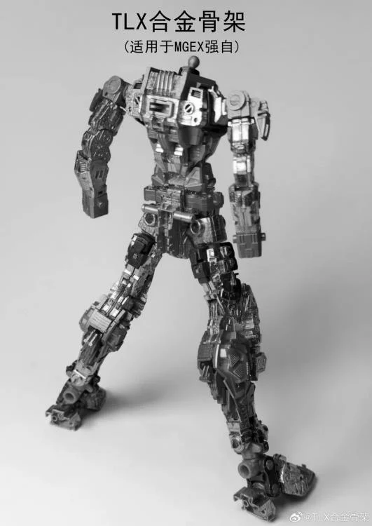TLX EX02 (Black Ver.) 1/100 Scale Alloy Model Kit Frame Upgrade (MGEX Strike Freedom) - Image 3