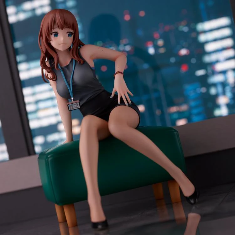 Doushima Illustration Hokuro no Ooi Senpai OL-san Figure - Image 10