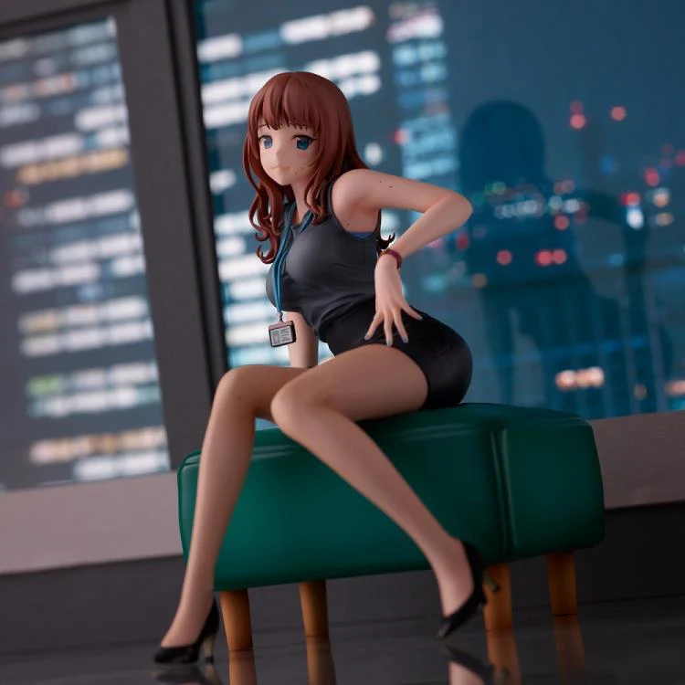 Doushima Illustration Hokuro no Ooi Senpai OL-san Figure - Image 12