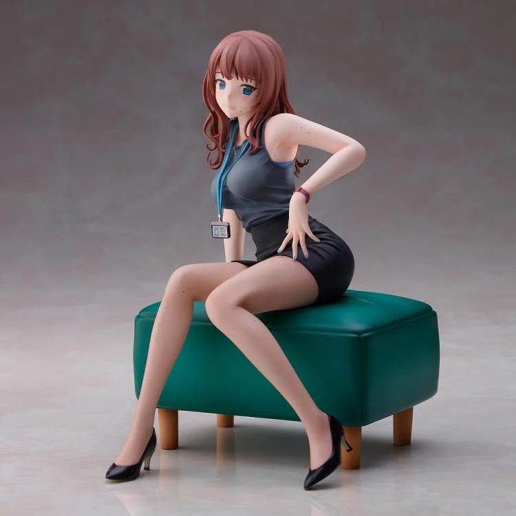 Doushima Illustration Hokuro no Ooi Senpai OL-san Figure - Image 2