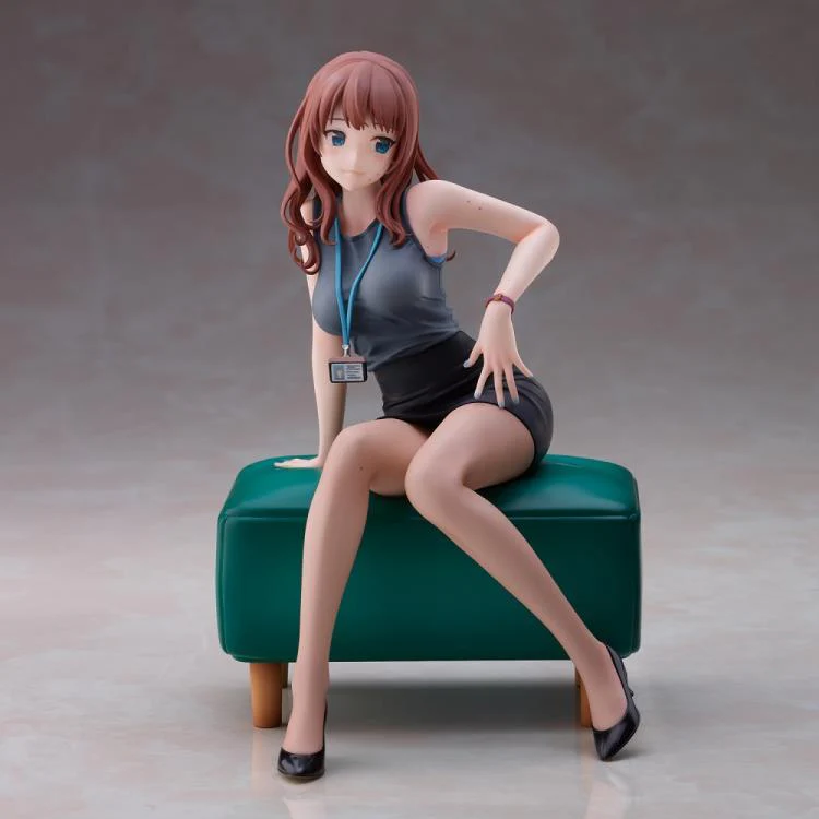 Doushima Illustration Hokuro no Ooi Senpai OL-san Figure - Image 3