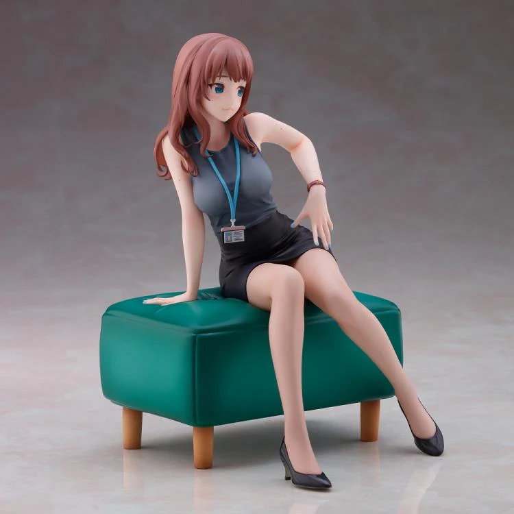 Doushima Illustration Hokuro no Ooi Senpai OL-san Figure - Image 4