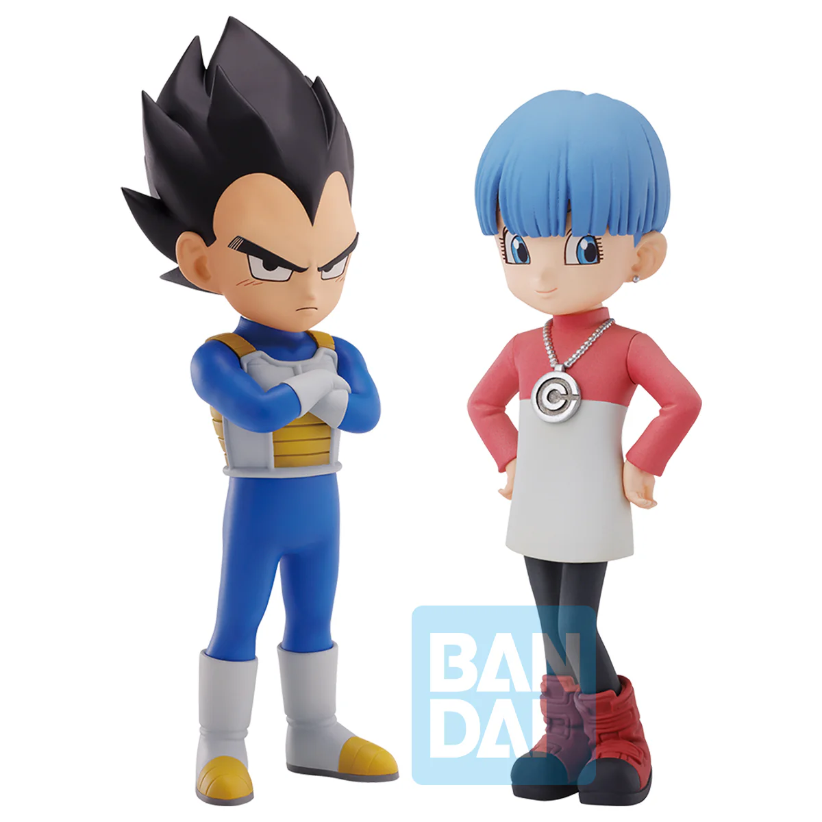Dragon Ball Daima Masterlise Plus Ichibansho Vegeta (Mini) & Bulma (Mini) Figure Set - Image 2