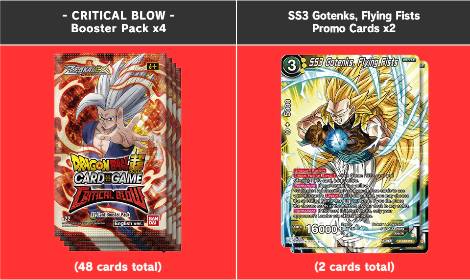 Dragon Ball Super Masters Trading Card Game Critical Blow Premium Pack Set 13 - Image 2