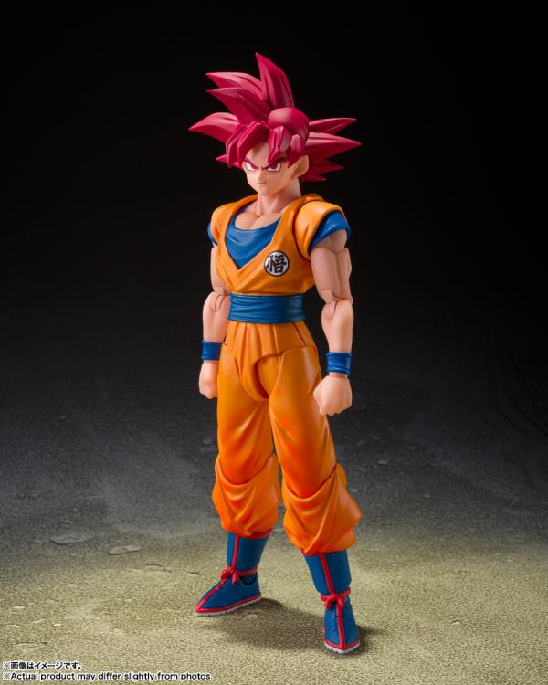 Dragon Ball Super S.H.Figuarts Super Saiyan God Goku (God Aura) Action Figure - Image 2