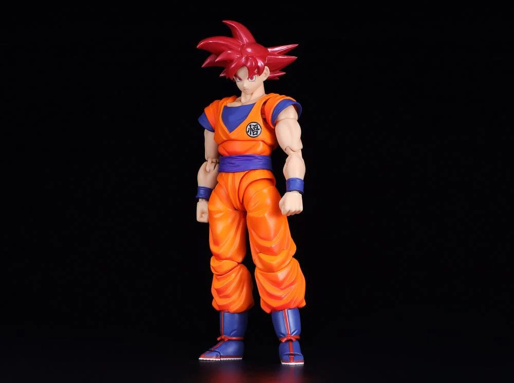 Dragon Ball Super S.H.Figuarts Super Saiyan God Goku (Saiyan God Instilled with the Light of Righteous Hearts) (Reissue) - Image 8