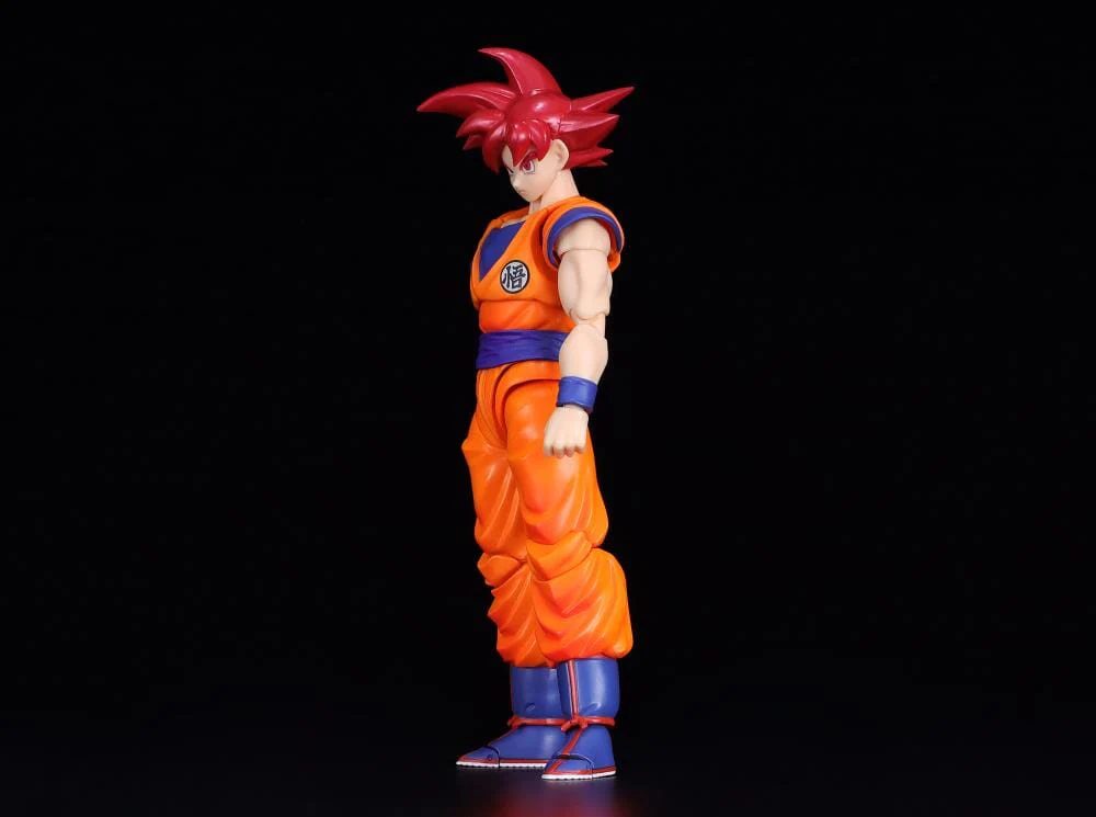 Dragon Ball Super S.H.Figuarts Super Saiyan God Goku (Saiyan God Instilled with the Light of Righteous Hearts) (Reissue) - Image 9