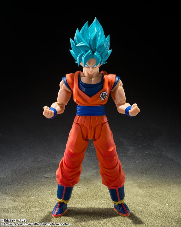 Dragon Ball Super S.H.Figuarts Super Saiyan God Super Saiyan Goku (Blue Power Transcending Limits) Action Figure - Image 2