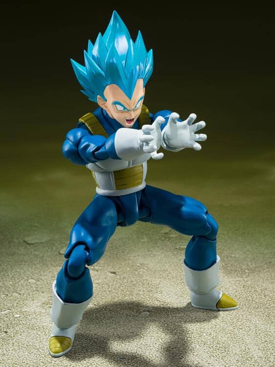 Dragon Ball Super S.H.Figuarts Super Saiyan God Super Saiyan Vegeta (Unwavering Saiyan Pride) - Image 3