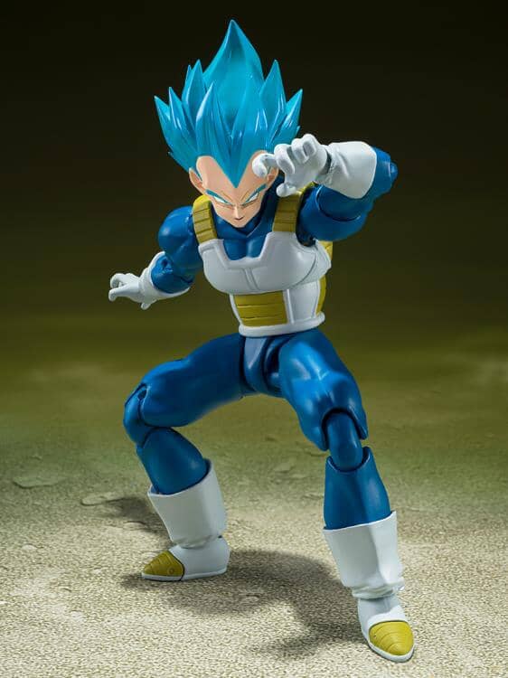Dragon Ball Super S.H.Figuarts Super Saiyan God Super Saiyan Vegeta (Unwavering Saiyan Pride) - Image 4