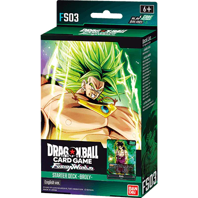 Dragon Ball Super Trading Card Game Fusion World Broly Starter Deck