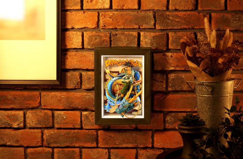 Dragon Ball Tamashii Art Goku and Dragon 3D Wall Art - Image 3
