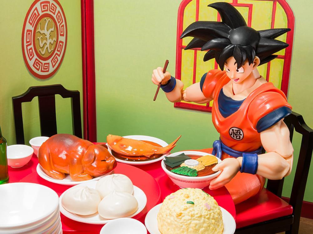 Dragon Ball Z S.H.Figuarts Goku Eating Scene Set - Image 3