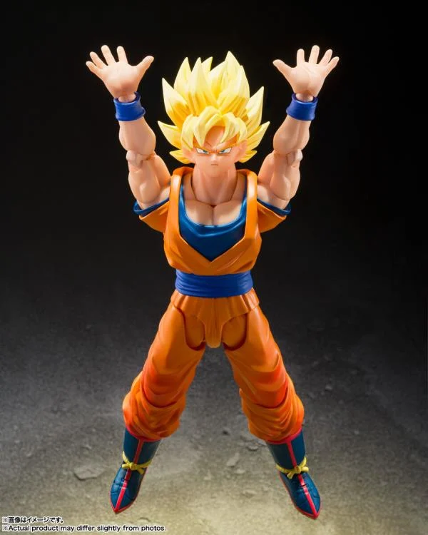 Dragon Ball Z S.H.Figuarts Goku (The Games Begin) Action Figure - Image 7