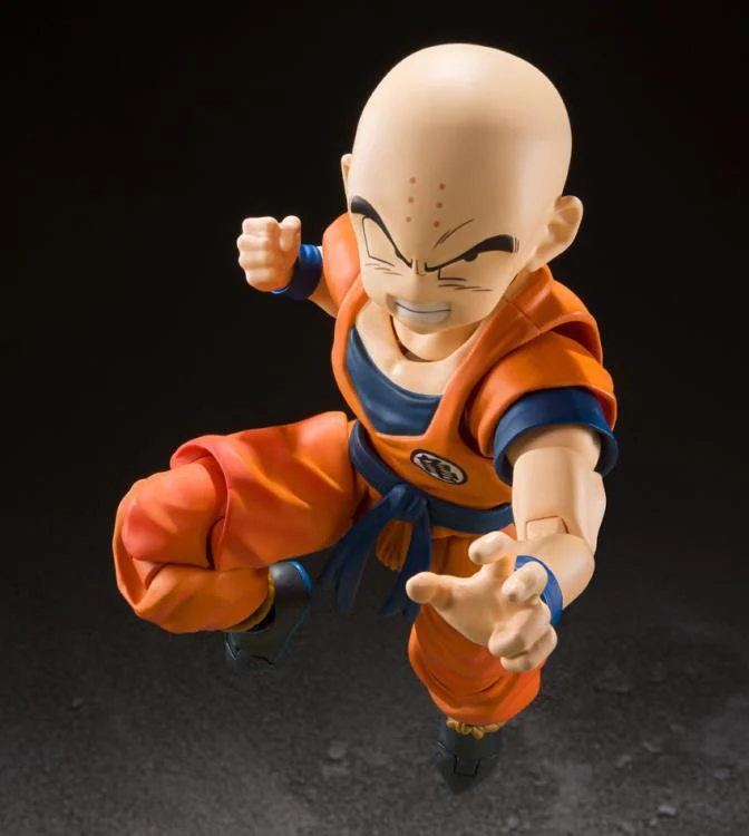 Dragon Ball Z S.H.Figuarts Krillin (Earth's Strongest Man) Action Figure - Image 6