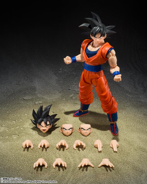 Dragon Ball Z S.H.Figuarts Son Goku (Kind-hearted Saiyan) Action Figure - Image 8
