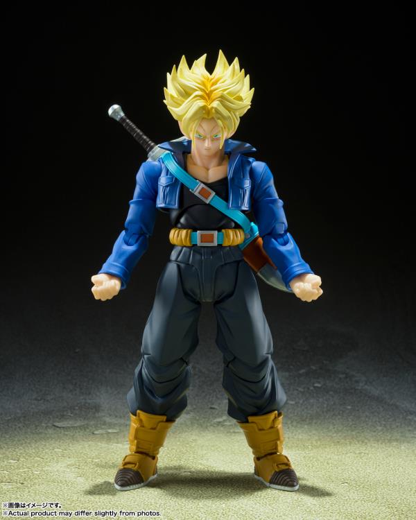 Dragon Ball Z S.H.Figuarts Super Saiyan Trunks (Boy from the Future) Action Figure - Image 3