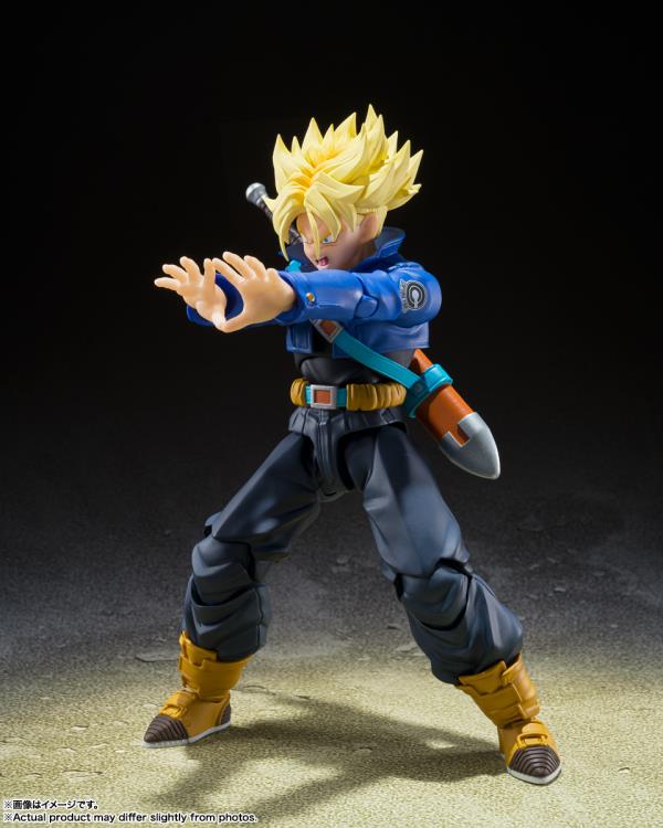 Dragon Ball Z S.H.Figuarts Super Saiyan Trunks (Boy from the Future) Action Figure - Image 4