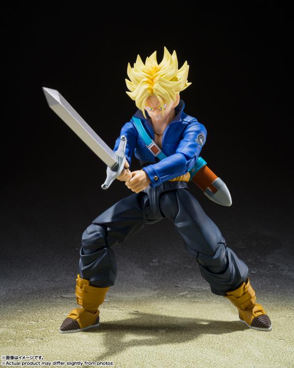 Dragon Ball Z S.H.Figuarts Super Saiyan Trunks (Boy from the Future) Action Figure - Image 5