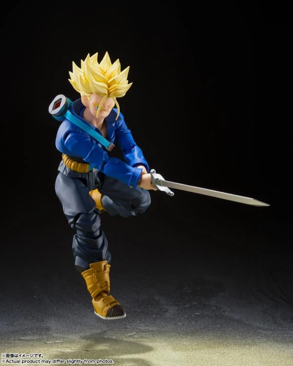 Dragon Ball Z S.H.Figuarts Super Saiyan Trunks (Boy from the Future) Action Figure - Image 6