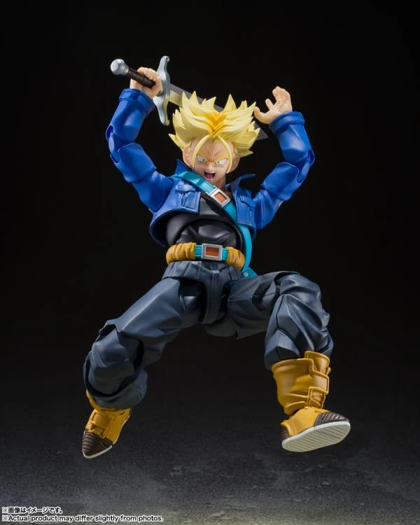 Dragon Ball Z S.H.Figuarts Super Saiyan Trunks (Boy from the Future) Action Figure - Image 7