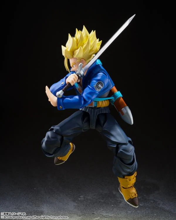 Dragon Ball Z S.H.Figuarts Super Saiyan Trunks (Boy from the Future) Action Figure - Image 8