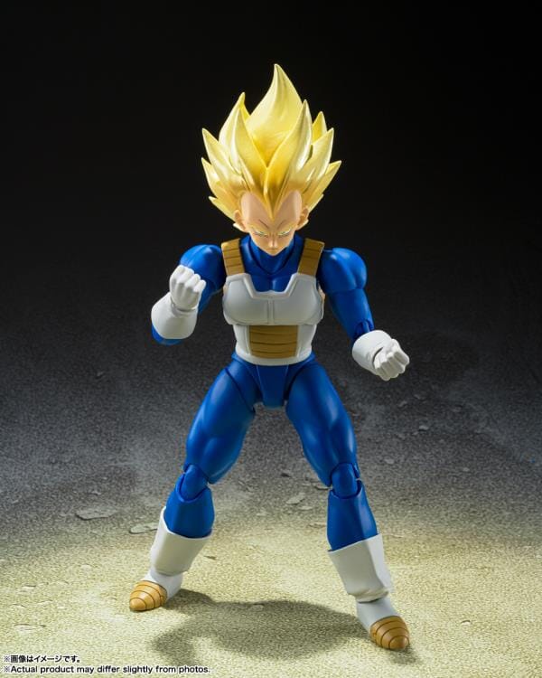 Dragon Ball Z S.H.Figuarts Super Saiyan Vegeta (Awakening Super Saiyan Blood) - Image 2