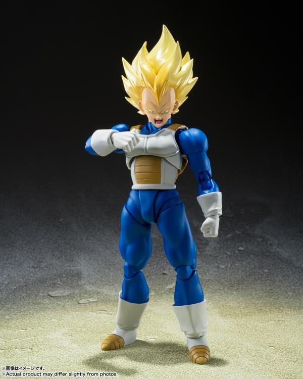 Dragon Ball Z S.H.Figuarts Super Saiyan Vegeta (Awakening Super Saiyan Blood) - Image 3