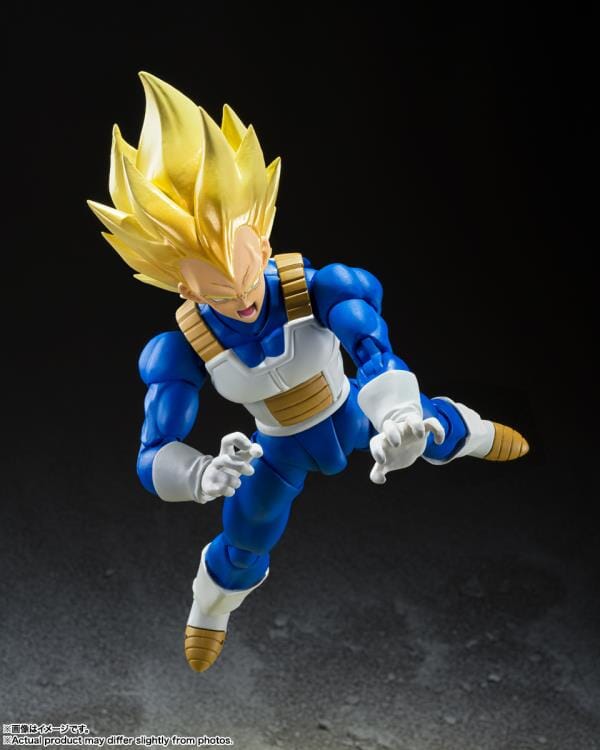 Dragon Ball Z S.H.Figuarts Super Saiyan Vegeta (Awakening Super Saiyan Blood) - Image 4