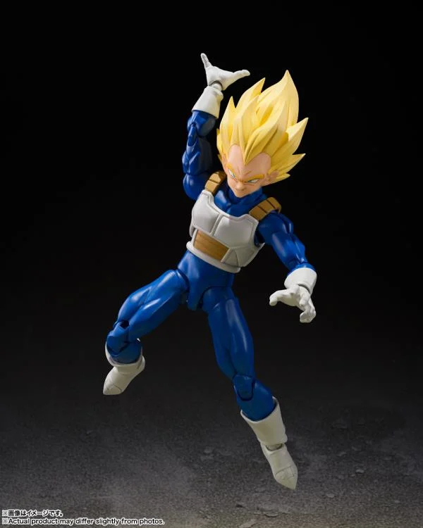 Dragon Ball Z S.H.Figuarts Super Saiyan Vegeta (Dangerous Pride) Action Figure - Image 5