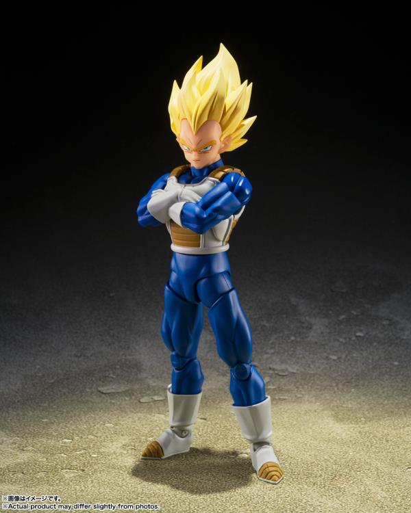 Dragon Ball Z S.H.Figuarts Super Saiyan Vegeta (Dangerous Pride) Action Figure - Image 6