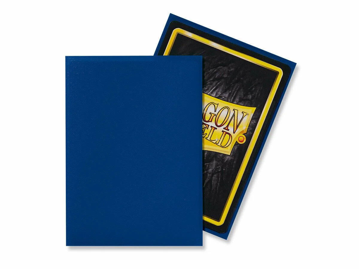 Dragon Shield Sleeves: Classic - Matte Blue (100) - Image 2
