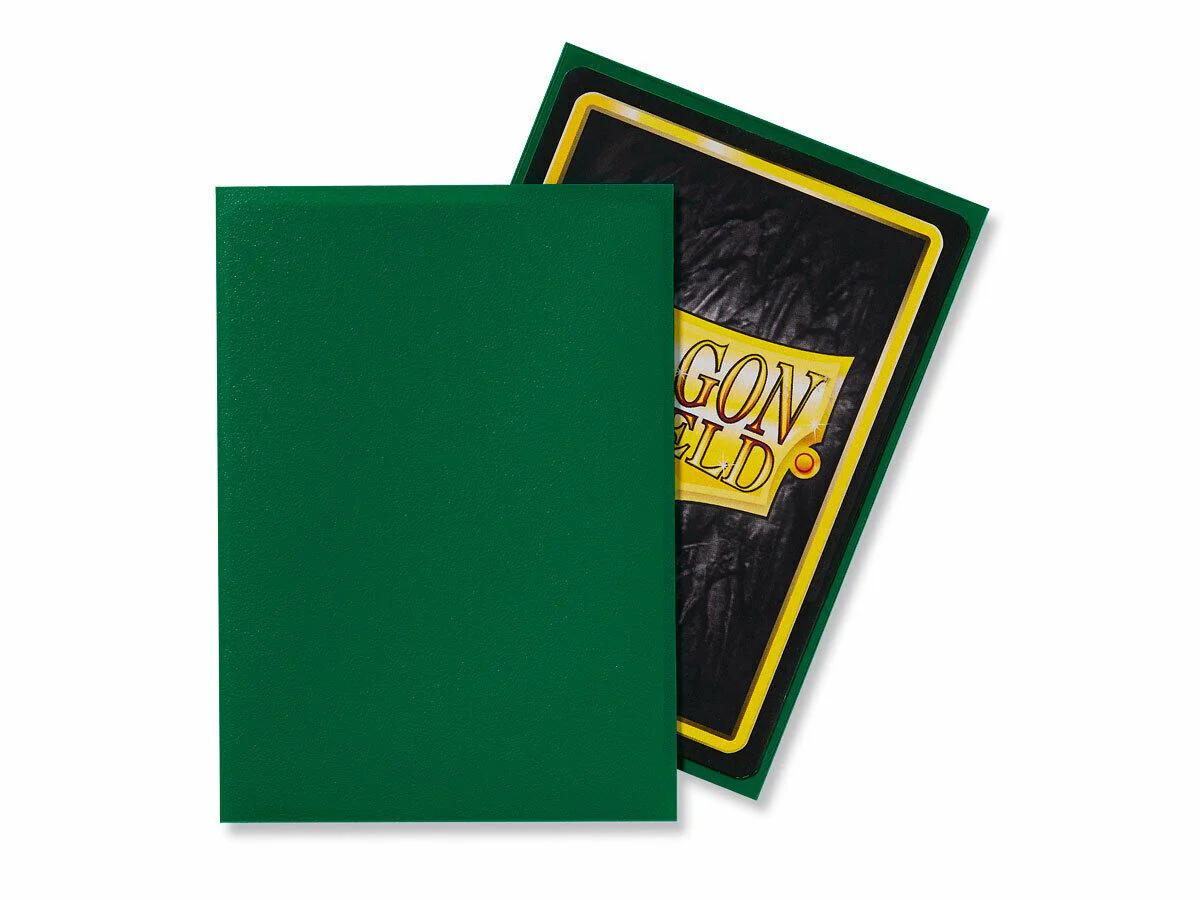 Dragon Shield Sleeves: Classic - Matte Green (100) - Image 2
