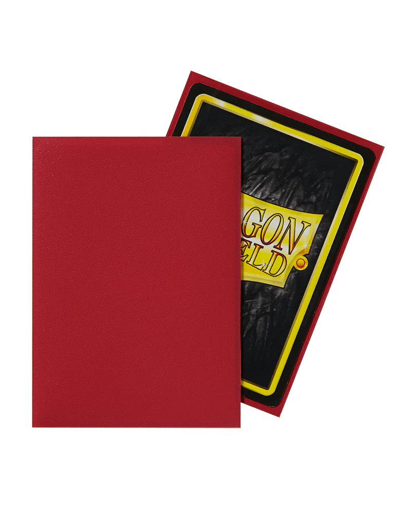 Dragon Shield Sleeves: Classic - Matte Red (100) - Image 2