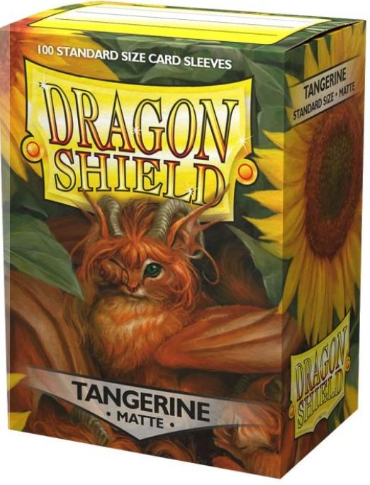 Dragon Shield Sleeves: Classic - Matte Tangerine (100)