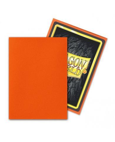 Dragon Shield Sleeves: Classic - Matte Tangerine (100) - Image 2