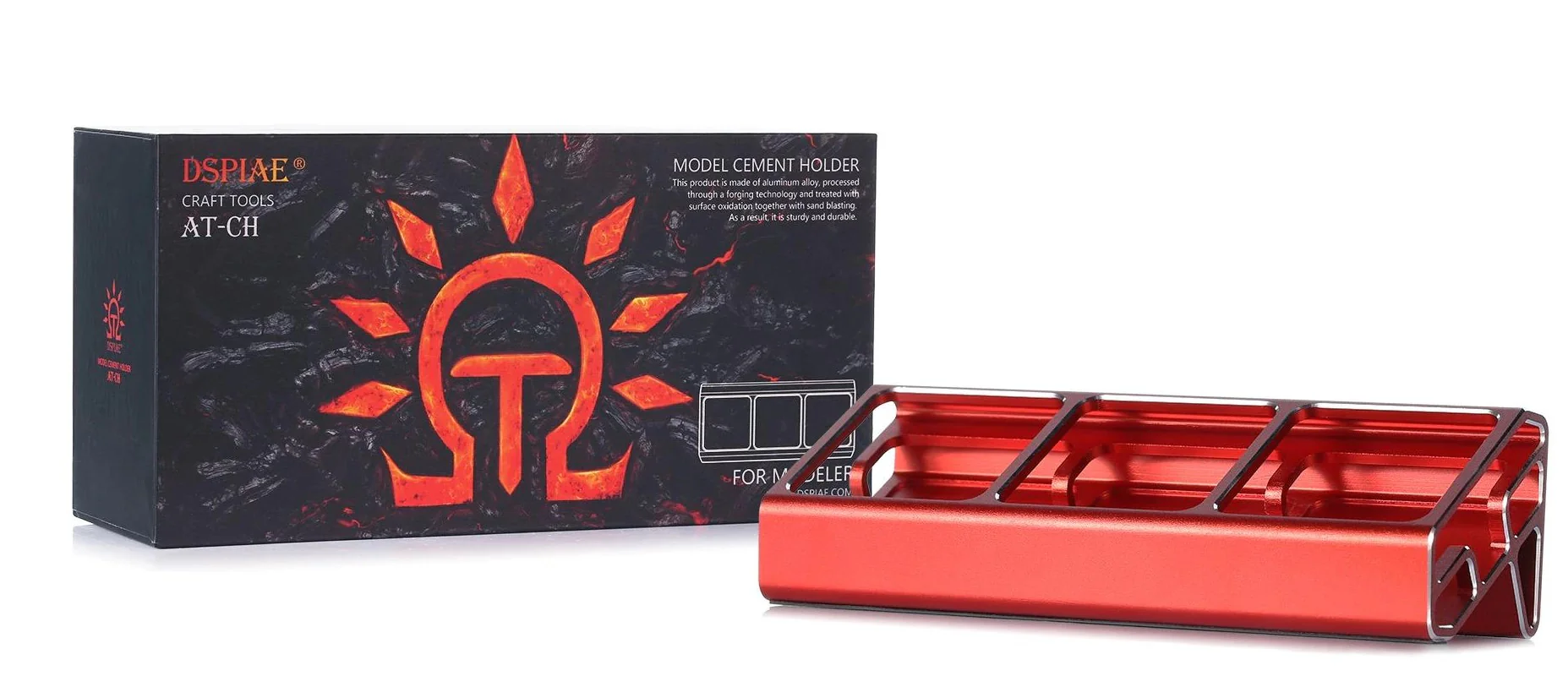 Dspiae Anti-Turnover Triple Glue Holder