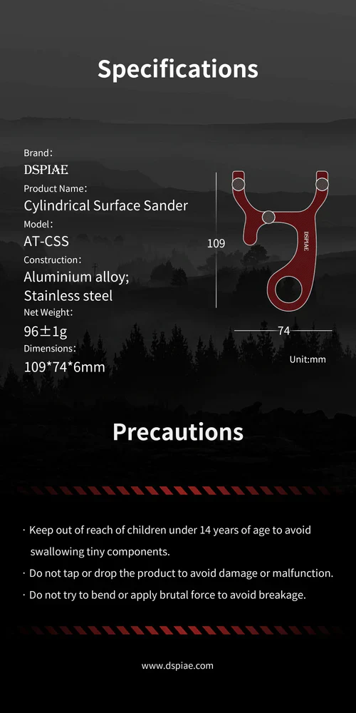 DSPIAE AT-CSS Cylindrical Surface Sander - Image 17