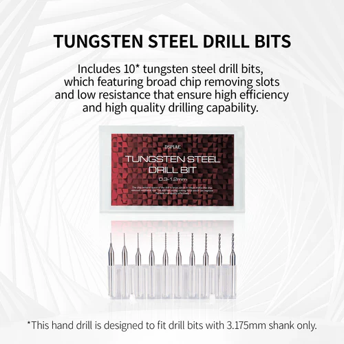 DSPIAE AT-SHD Precision Aluminum Alloy Hand Drill Set - Image 6