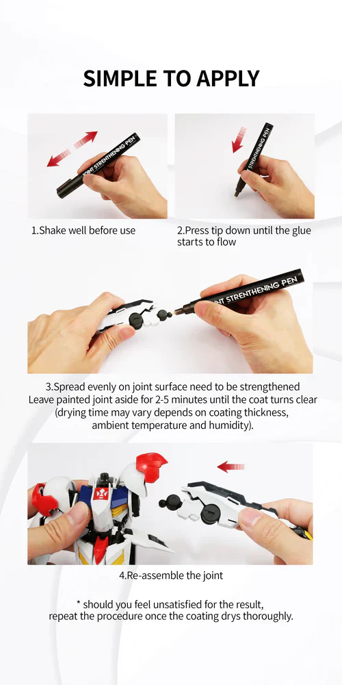 DSPIAE BP-SP Plastic Ball Joint Strengthening Pen - Image 8