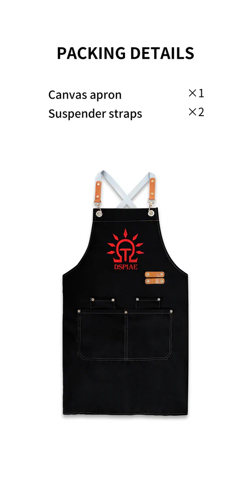 DSPIAE CAN-01 Canvas Working Apron - Image 11