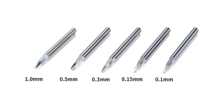 DSPIAE CS-PB01 Push Broach Combination Set（0.1\0.15\0.3\0.5\1.0mm) - Image 2