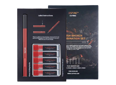 DSPIAE CS-PB01 Push Broach Combination Set（0.1\0.15\0.3\0.5\1.0mm) - Image 3