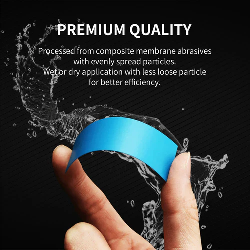 DSPIAE DSP-S01 Reusable Adhesive Sandpaper Set #400-#1500 (100pcs) - Image 3